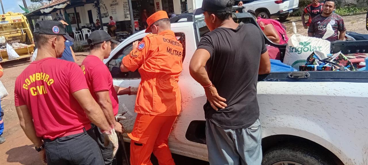 Idosa de 108 anos fica presa dentro de veículo e Corpo de Bombeiros é acionado para o resgate no interior do Amazonas